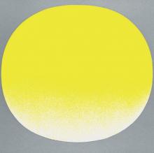 WVG 134-1 Gerundetes Gelb – Rounded Yellow / gelb auf blau-silber, 1970